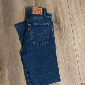 Levi's Men's Deep Blue Slim Straight Jeans